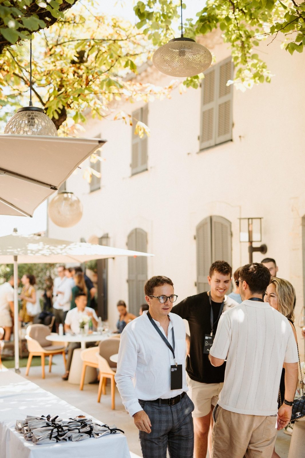 Garden networking moment
