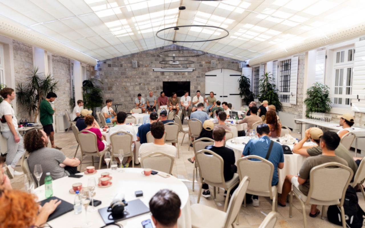 Work session in the stone hall